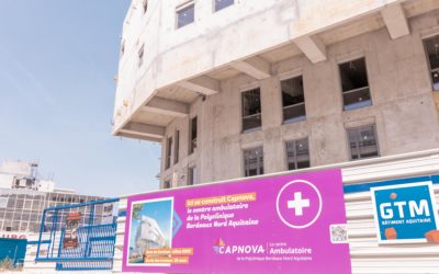 Ici se construit Capnova, le centre ambulatoire de la Polyclinique Bordeaux Nord Aquitaine